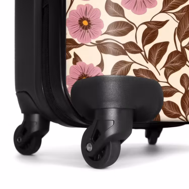 Valise - Fleurs - feuilles - colorées — 7