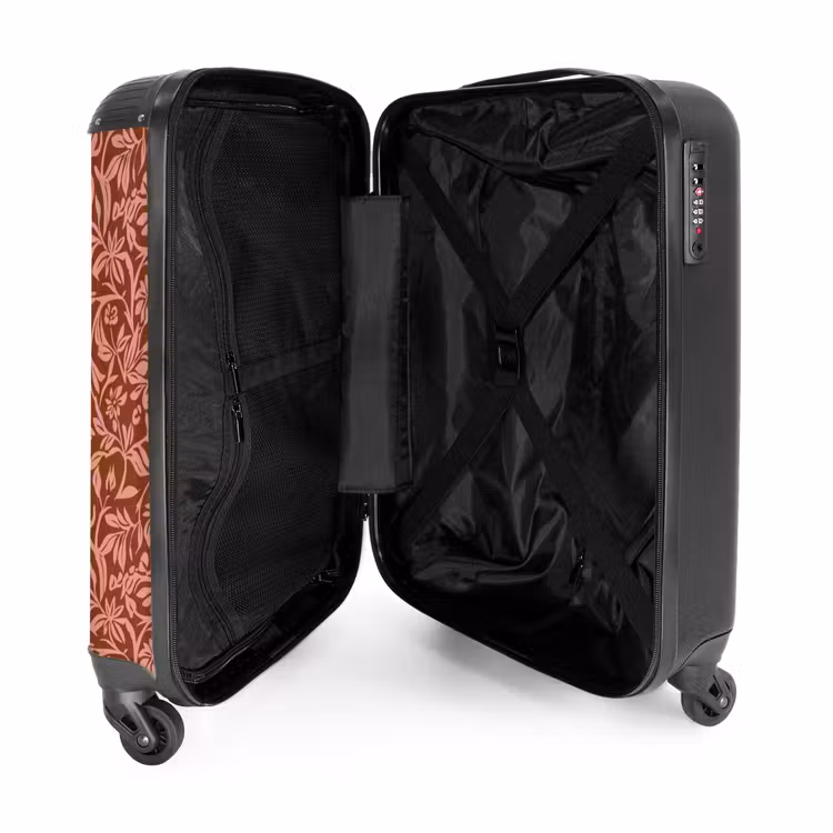 Valise - Fleurs - Impression - Rose — 5