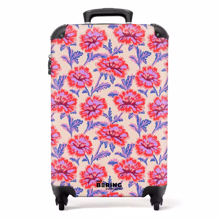 Valise - Fleurs - Motif - Multicolore — 1