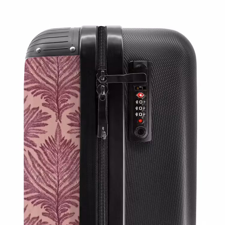 Valise - Fougère - Motif - Violet — 6