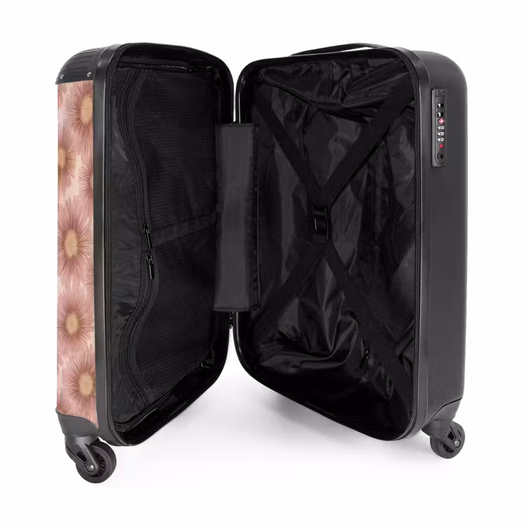 Valise - Gerbera - Fleurs - Rose — 5