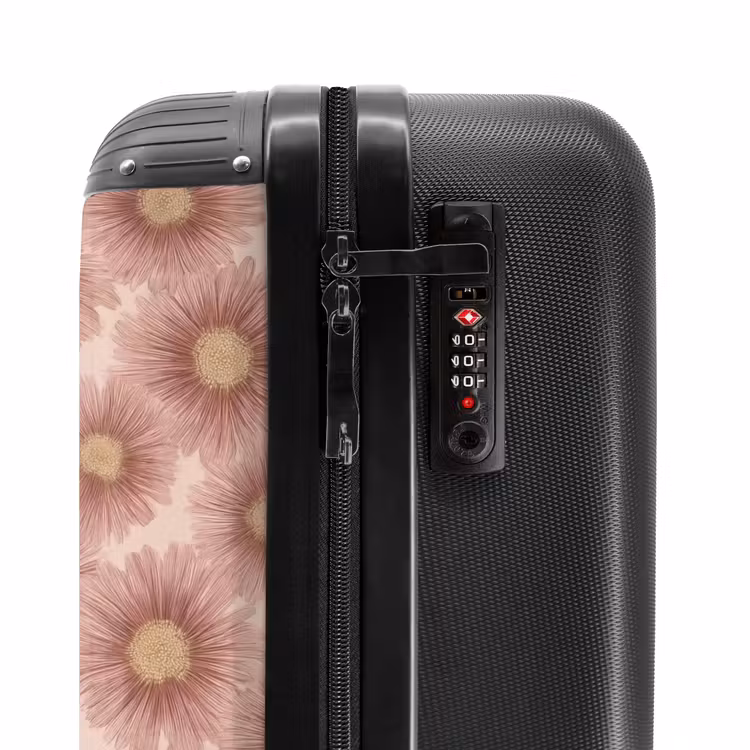 Valise - Gerbera - Fleurs - Rose — 6