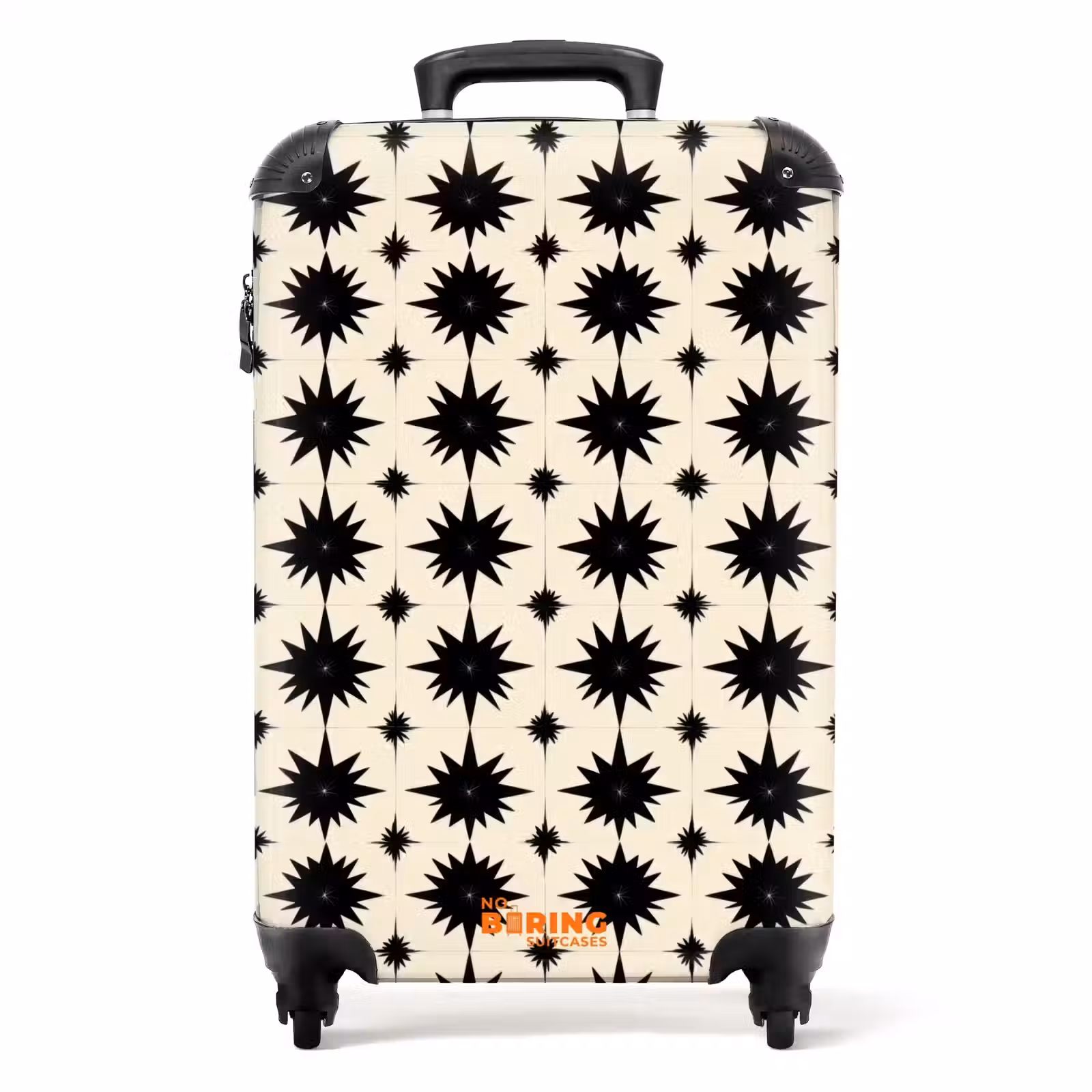 Valise - Étoiles - Géométrique - Noir — 1