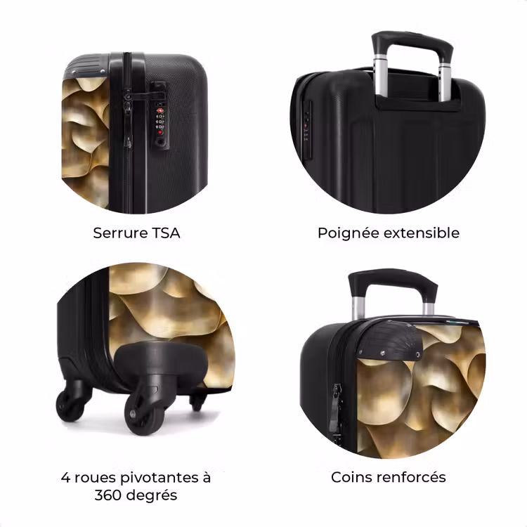 Valise - Abstrait - Antique - Or — 8