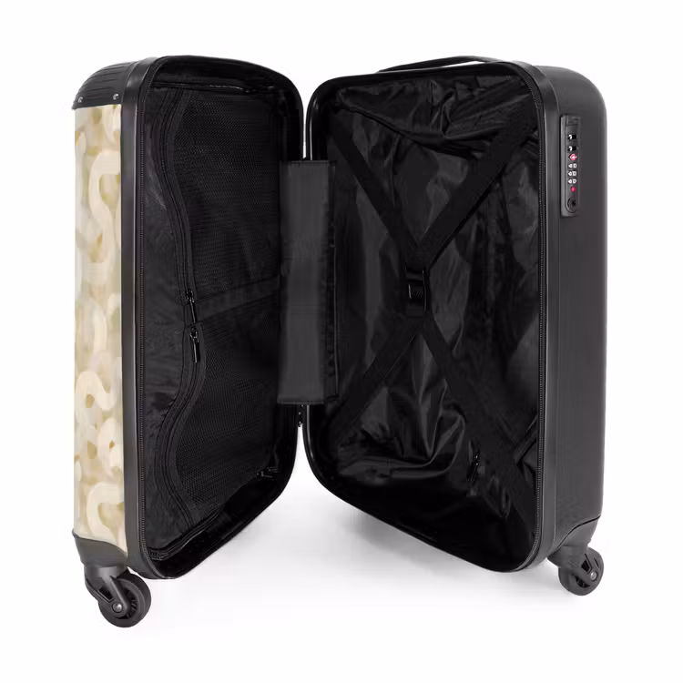 Valise - Abstrait - Lignes - Beige — 5