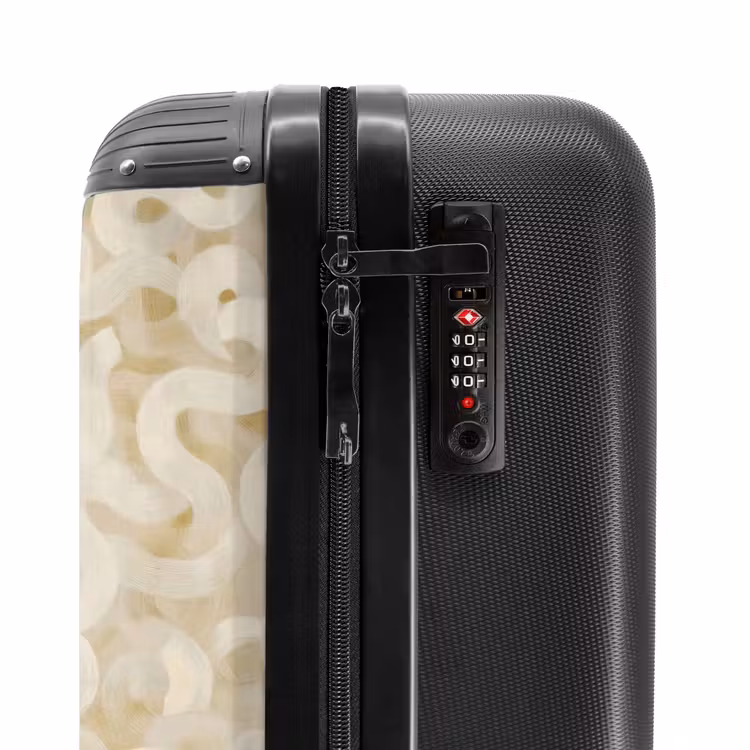 Valise - Abstrait - Lignes - Beige — 6