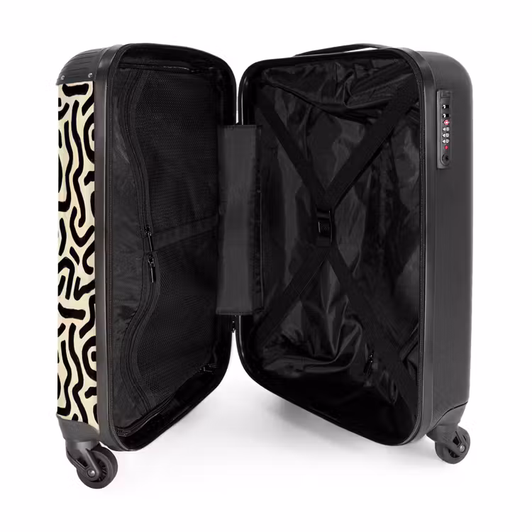 Valise - Abstrait - Lignes - Noir — 5