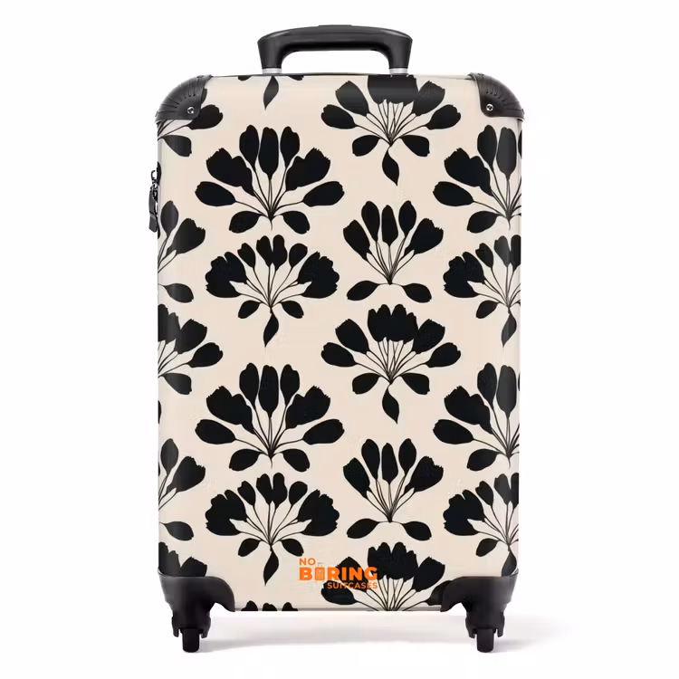 Valise - Abstrait - Motif - Noir — 1