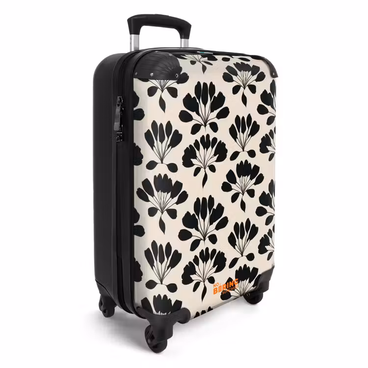 Valise - Abstrait - Motif - Noir — 2