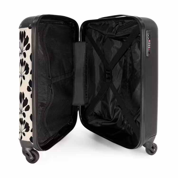 Valise - Abstrait - Motif - Noir — 5