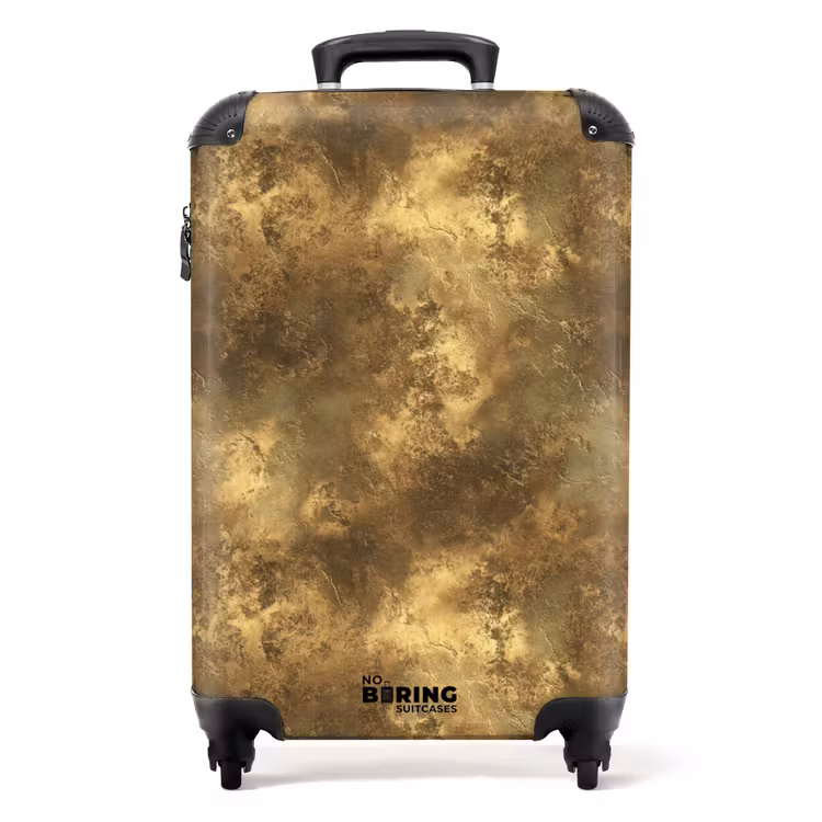 Valise - Antique - aspect métallique - Or — 1