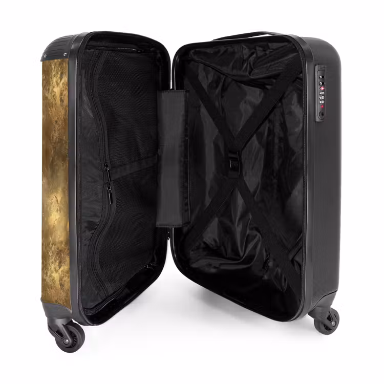 Valise - Antique - aspect métallique - Or — 5