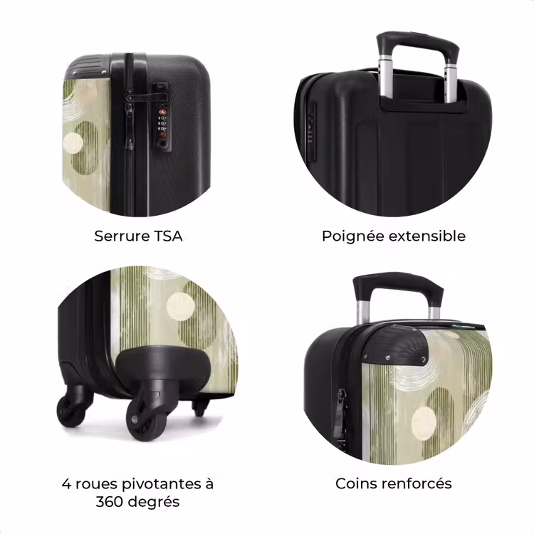 Valise - Artistique - Moderne - Vert — 8