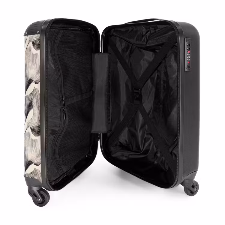 Valise - Botanique - Feuilles - Noir — 5