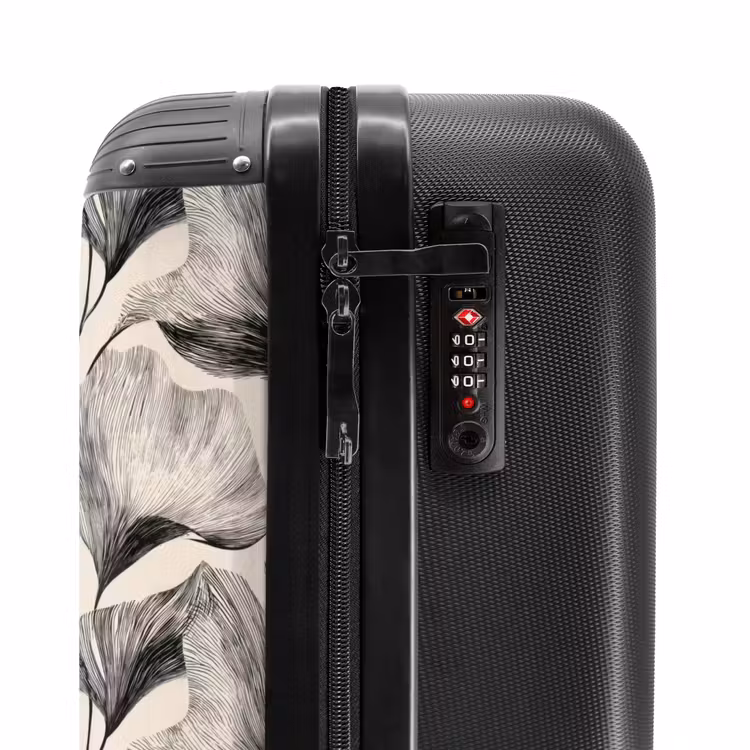 Valise - Botanique - Feuilles - Noir — 6