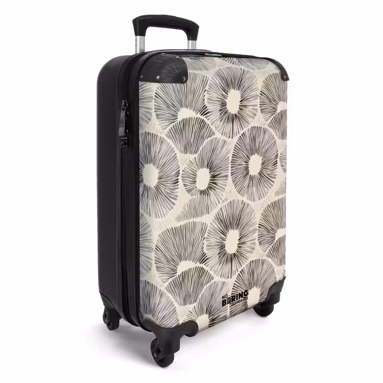 Valise - Cercles - Motif - Noir — 2