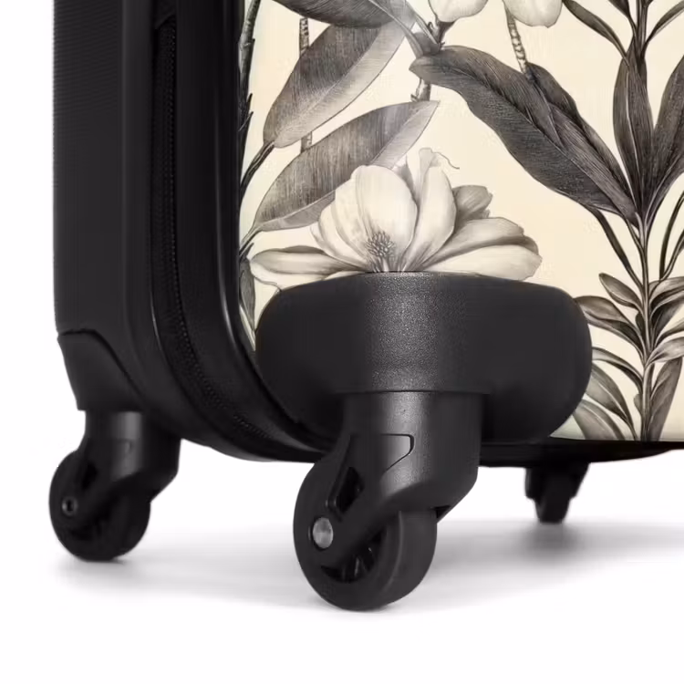 Valise - Classique - Botanique - Noir - Beige — 7