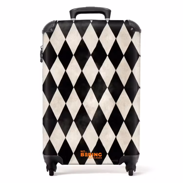 Valise - Classique - Motif - Noir — 1