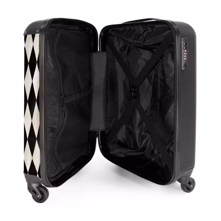 Valise - Classique - Motif - Noir — 5