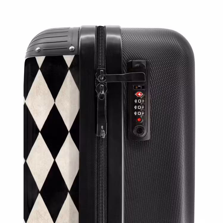 Valise - Classique - Motif - Noir — 6