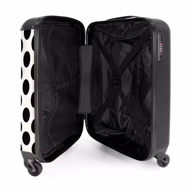 Valise - Classique - Pois - Noir — 5
