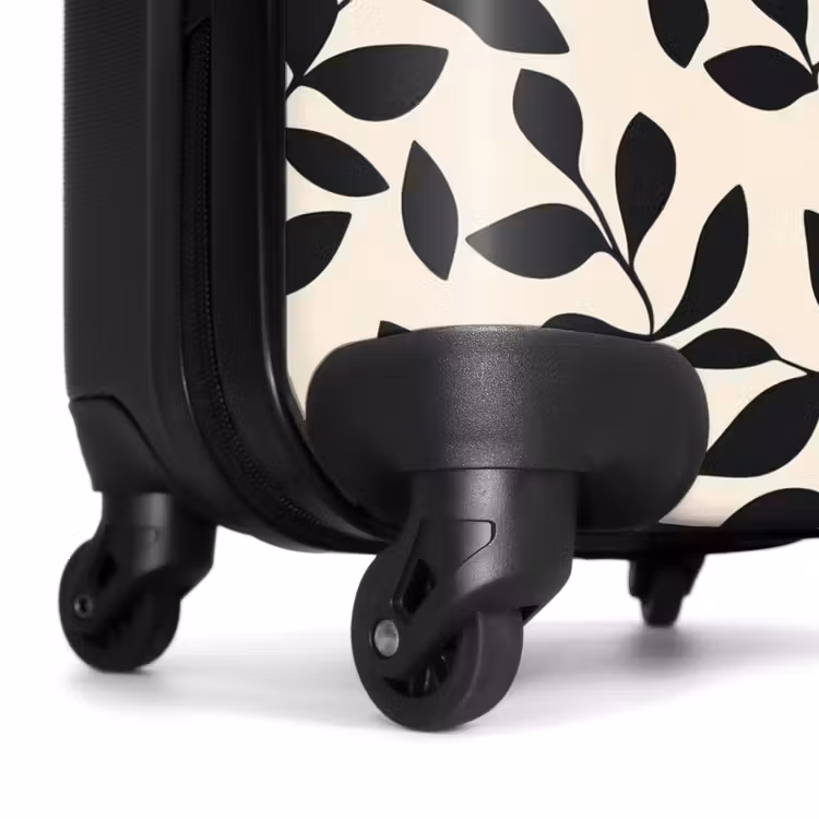 Valise - Elégant - Motif - Noir - Beige — 7