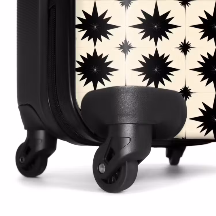 Valise - Étoiles - Géométrique - Noir — 7