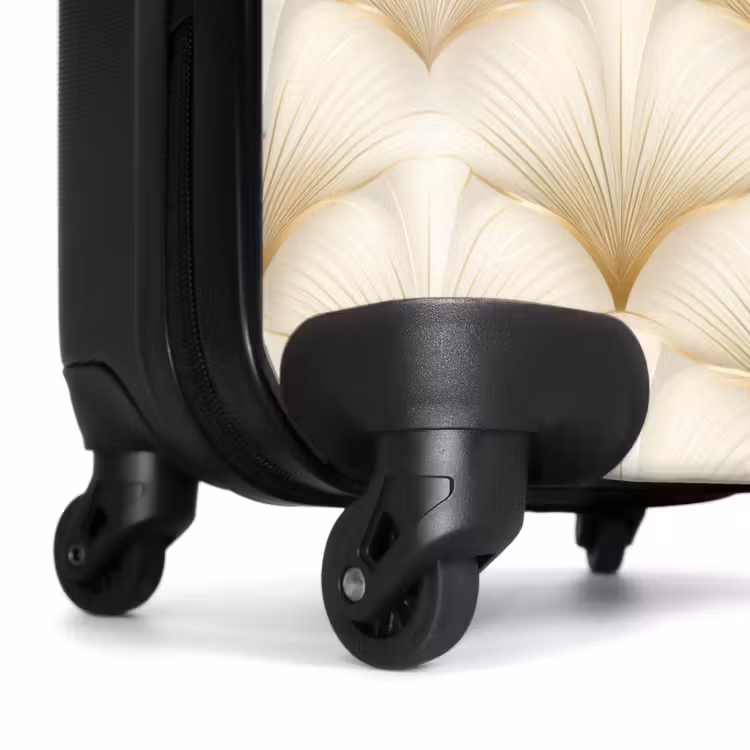 Valise - Eventail - Motif - Or — 7