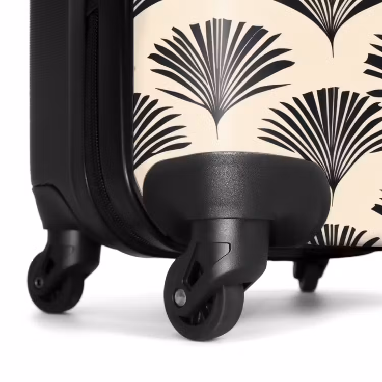 Valise - Eventails - Botanique - Noir - Beige — 7