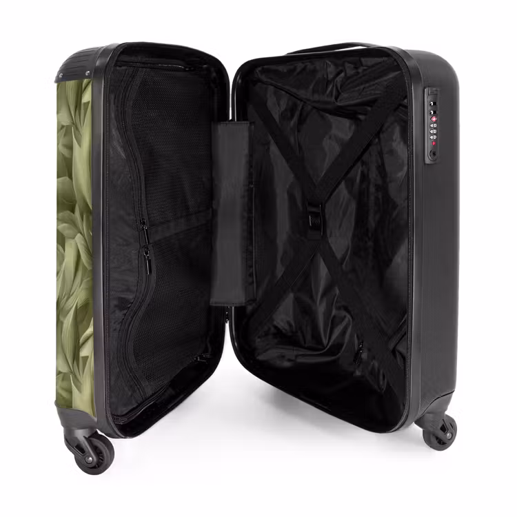 Valise - Feuilles - Moderne - Vert — 5