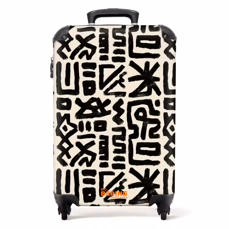 Valise - Géométrique - Figures - Noir — 1