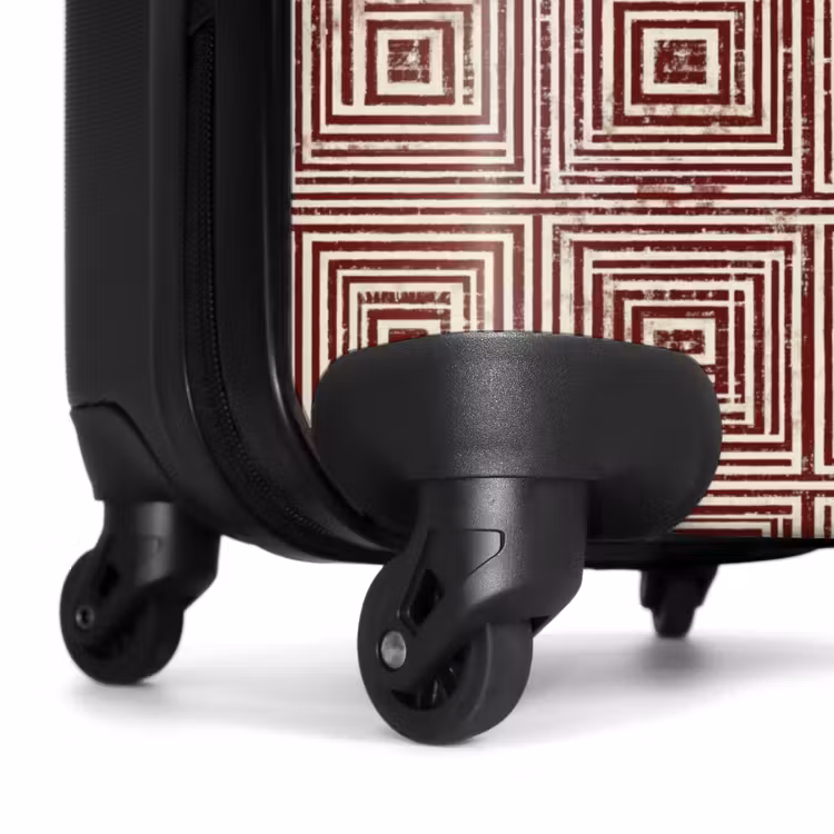 Valise - Géométrique - Motif - Rouge — 7