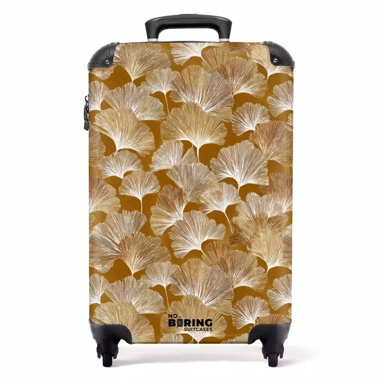 Valise - Ginkgo - Feuilles - Or — 1