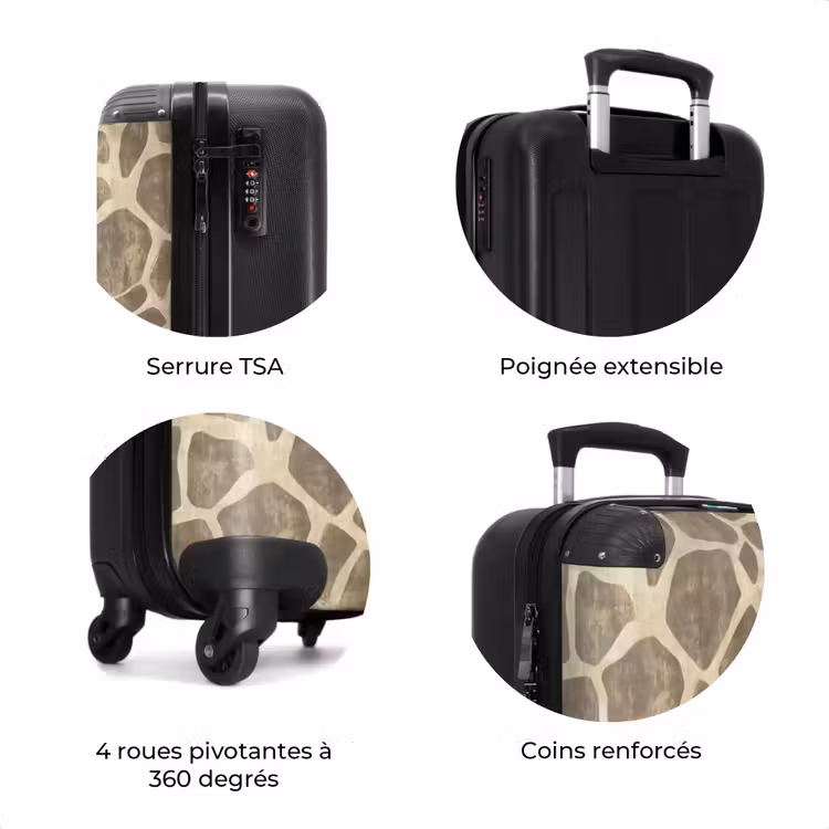 Valise - Girafe - Classique - Marron — 8