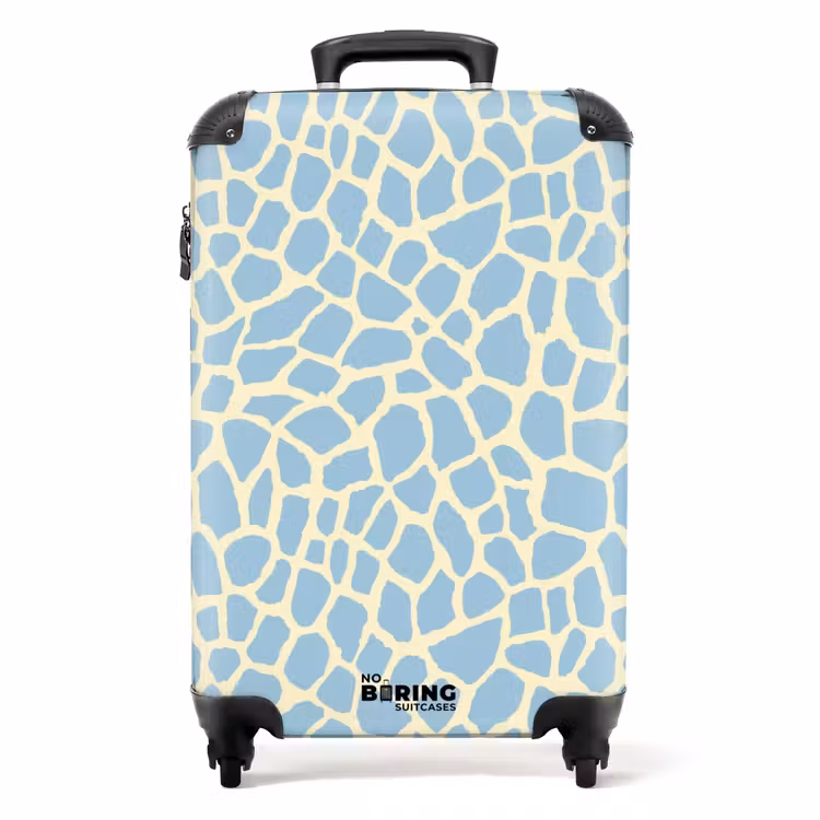 Valise - Girafe - Moderne - Bleu — 1
