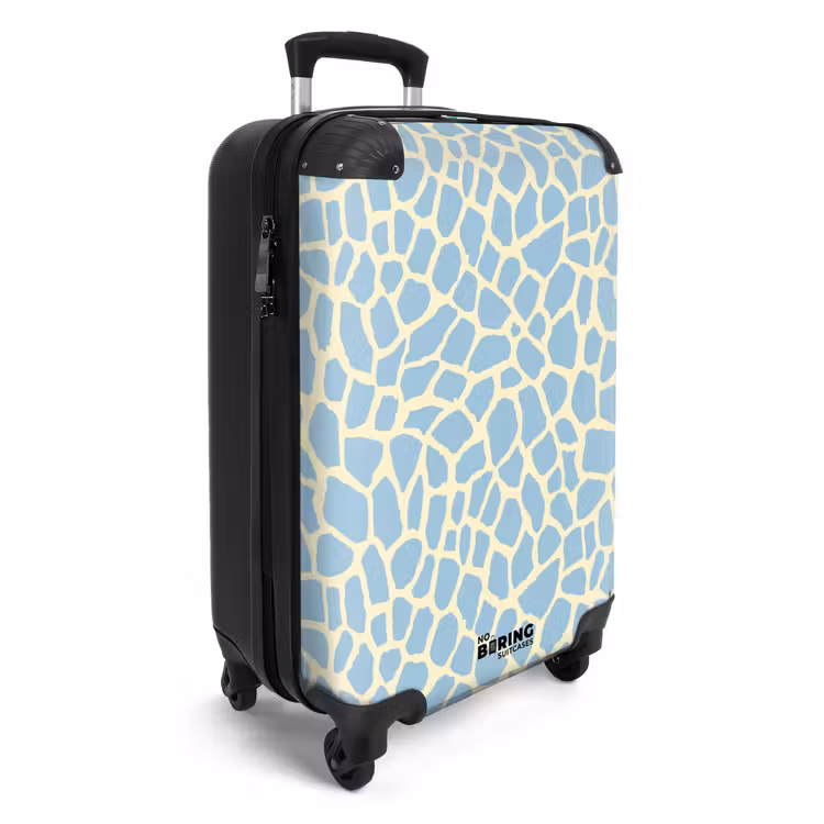 Valise - Girafe - Moderne - Bleu — 2