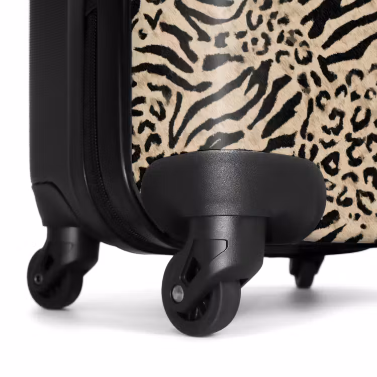 Valise - Girafe - Zèbre - Motif - Marron — 7