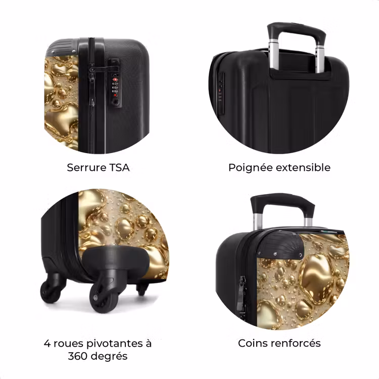 Valise - Gouttelettes - Organic - Gold — 8