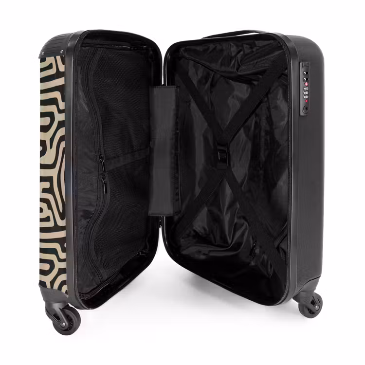 Valise - Graphique - Lignes - Noir — 5