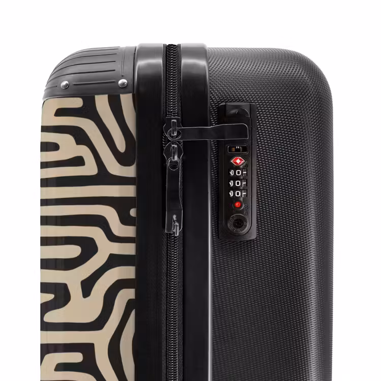 Valise - Graphique - Lignes - Noir — 6