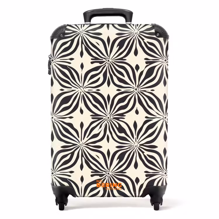 Valise - Graphique - Motif - Noir — 1