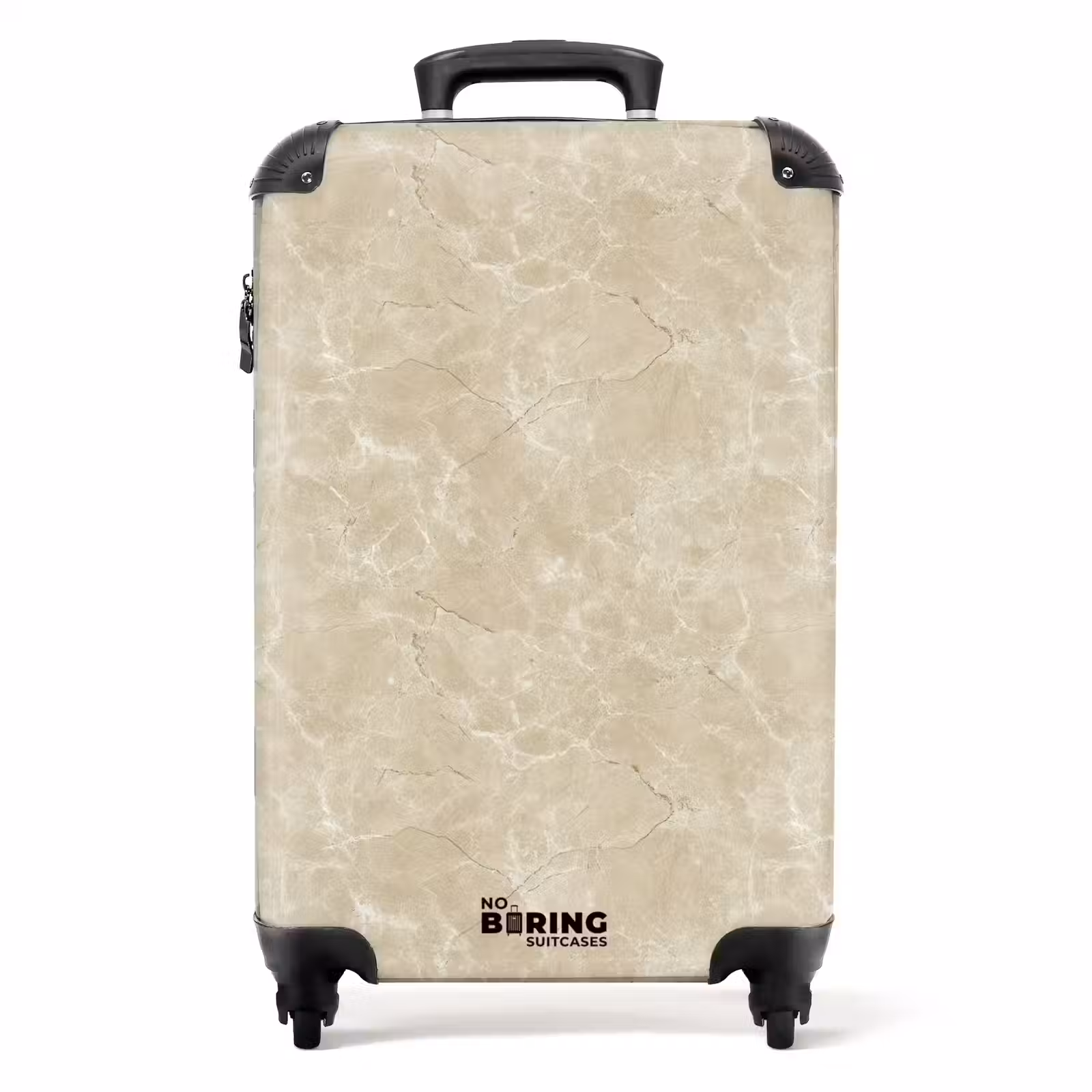 Valise - Beige clair - Marbre - Veines de diffusion — 1
