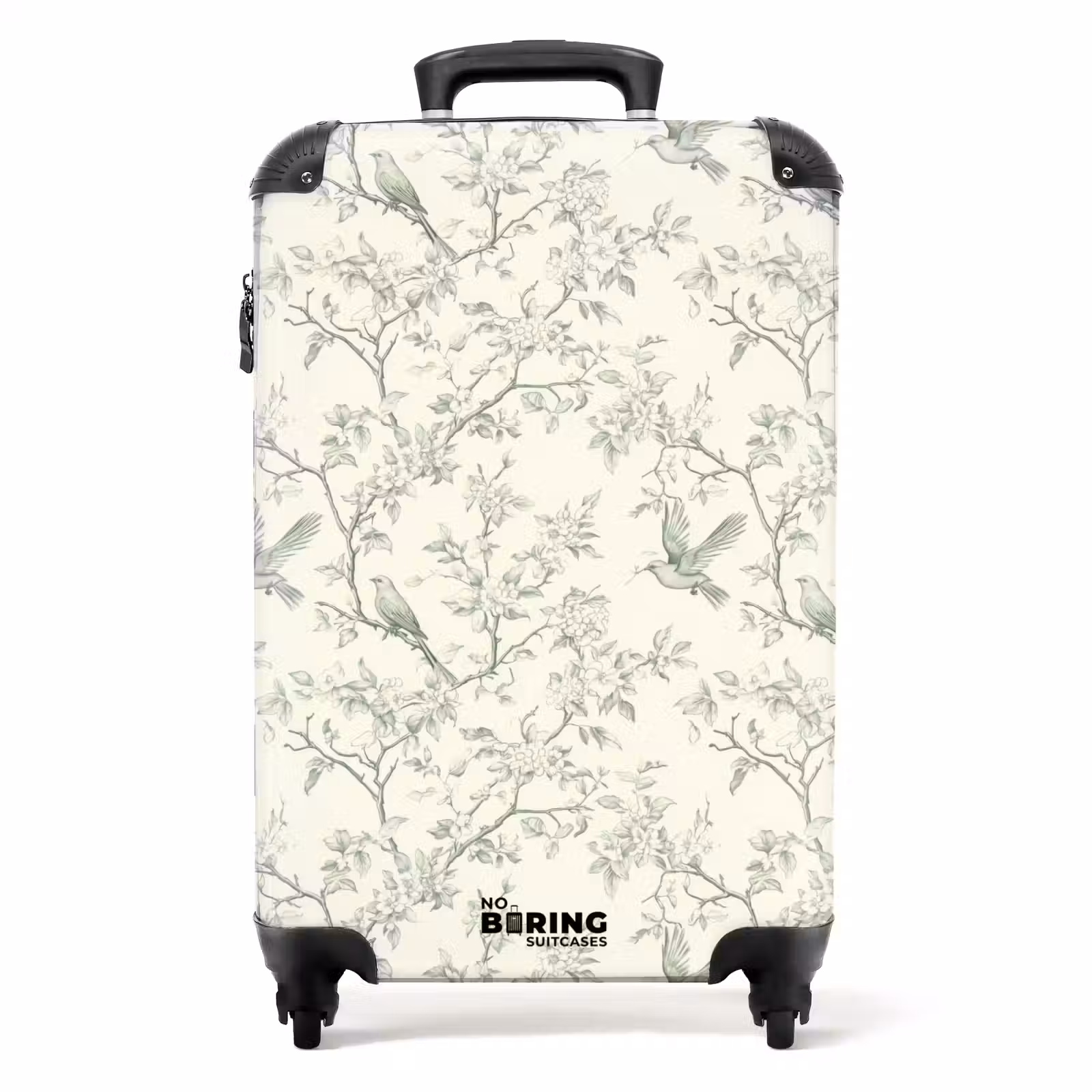 Valise - Classique - Oiseaux - Vert — 1