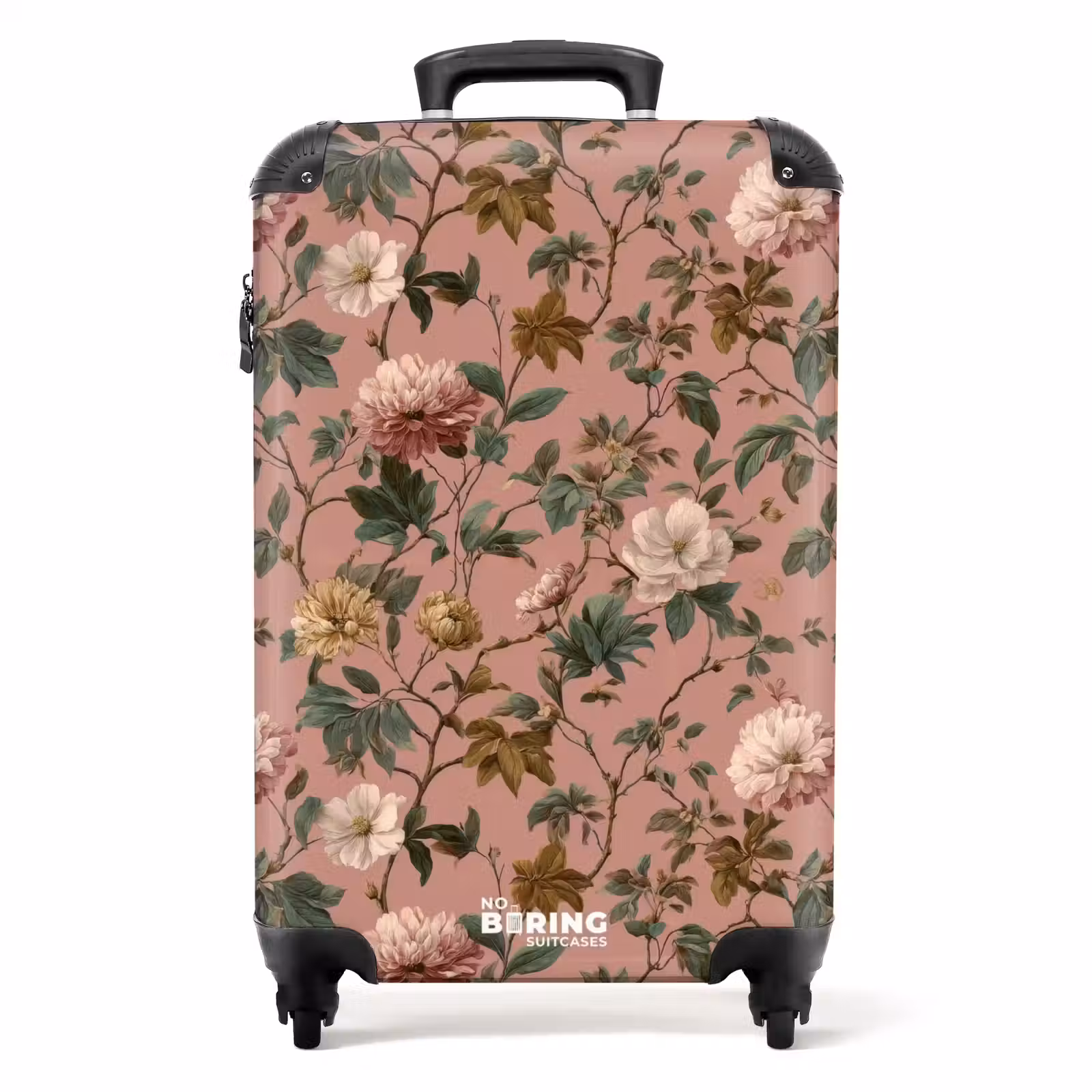 Valise - Fleurs - Classique - Rose — 1