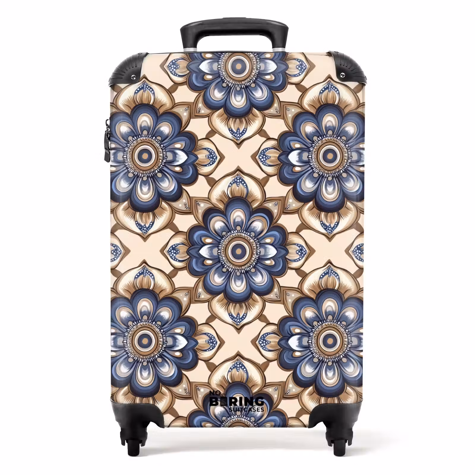 Valise - Floral - Ornement - Bleu — 1