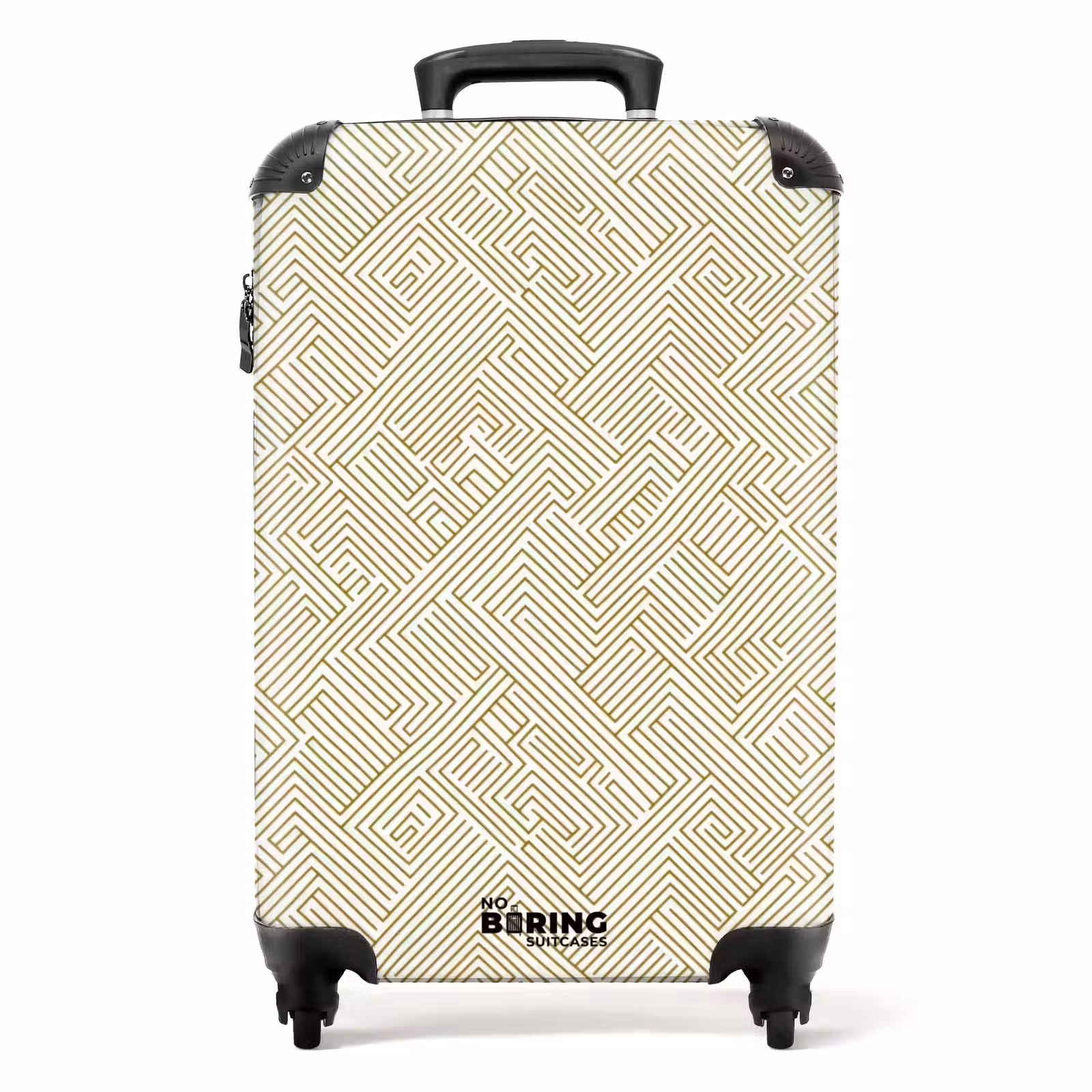 Valise - Géométrique - Lignes - Vert — 1