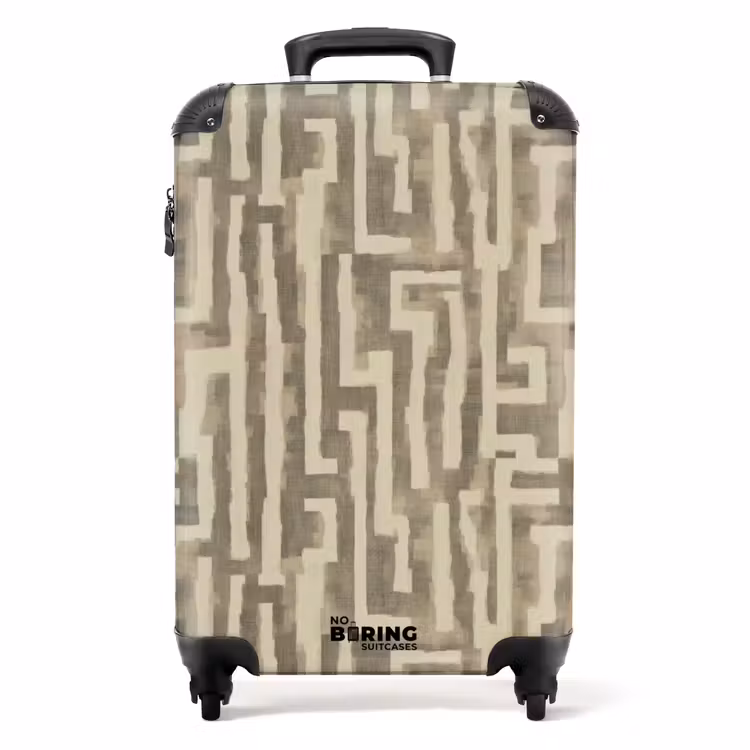 Valise - Abstrait - Géométrique - Vert — 1