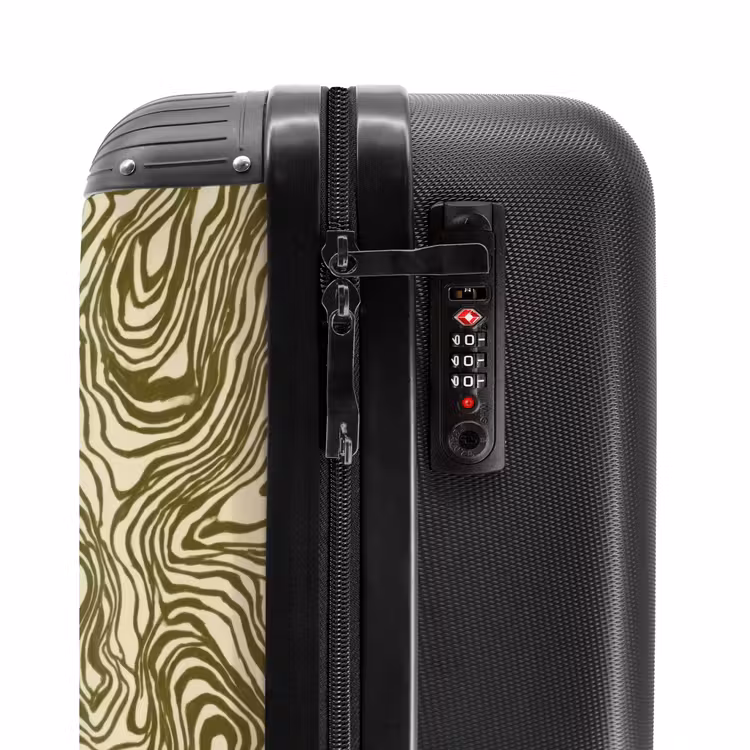 Valise - Abstrait - Marbre - Vert — 6