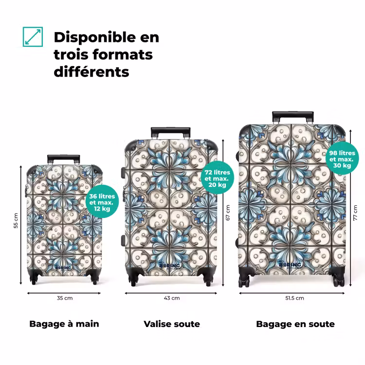 Valise - Baroque - Tile - Coloré — 3