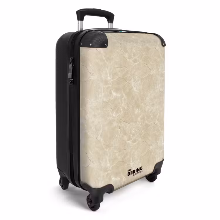 Valise - Beige clair - Marbre - Veines de diffusion — 2